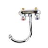 2 Handle Bathroom Faucet Water Saving Hot Water Centerset Bathroom Faucet for Kitchens Bath Basin