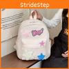 Cute Geometric Pattern Nylon Kids Backpack For Preschool Boys And Girls