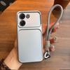 Luxury Big Window Phone Case with Lanyard for TECNO CAMON 20 4G Premium Textured Casing