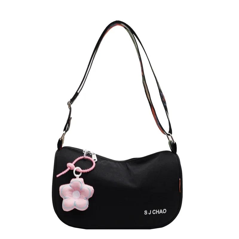 

Нейлоновая сумка для женщин, новая сумка-подушка на одно плечо, повседневная универсальная сумка через плечо большой вместимости