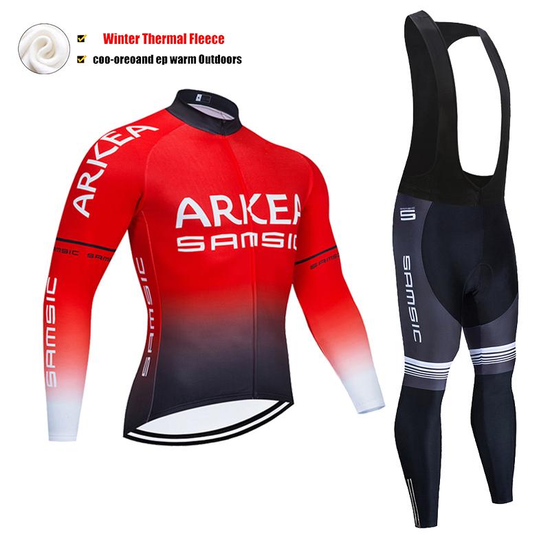 MTB Bike Clothes Maillot Ropa Ciclismo Invierno Bicycle Thermal Fleece Cycling Clothing 2026 Winter Warm Cycling Clothing Set