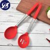 Heat Resistant Comfortable Handle with Hanging Hole Silicone BPA-free Cooking Spoon Home Supplies