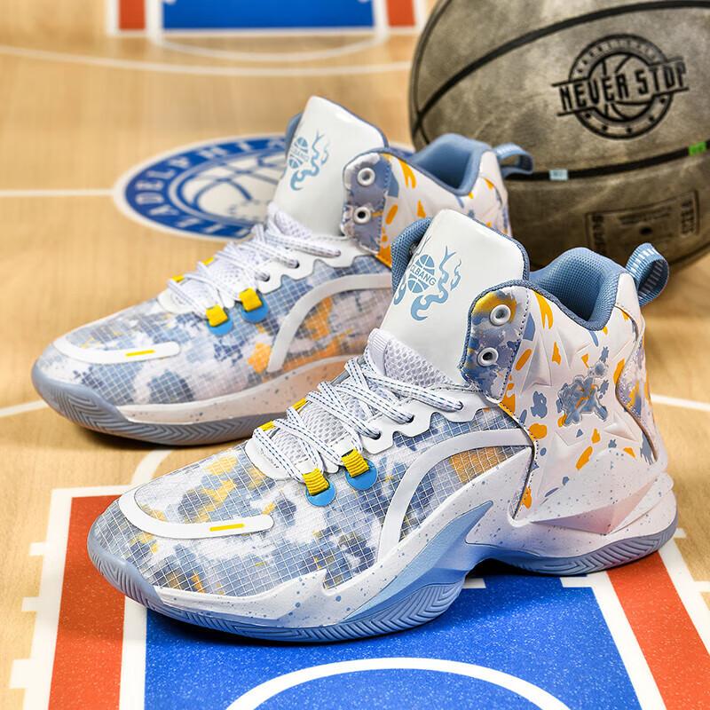 Fashion wear-resistant basketball shoes men's actual sports boots summer breathable mesh middle school students travel shoes women's tide sneakers