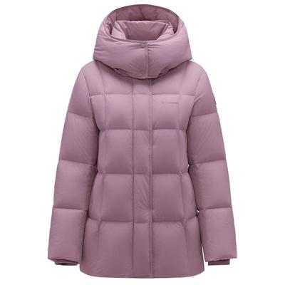 Women's Mid-length Detachable Hood Down Jacket TB5530558Z
