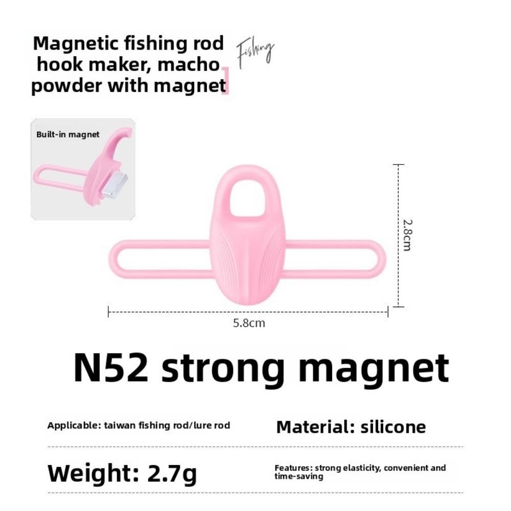 Lightweight High Elastic Silicone Bait Hook Holder Non-slip Lure Holder  Hook Organization