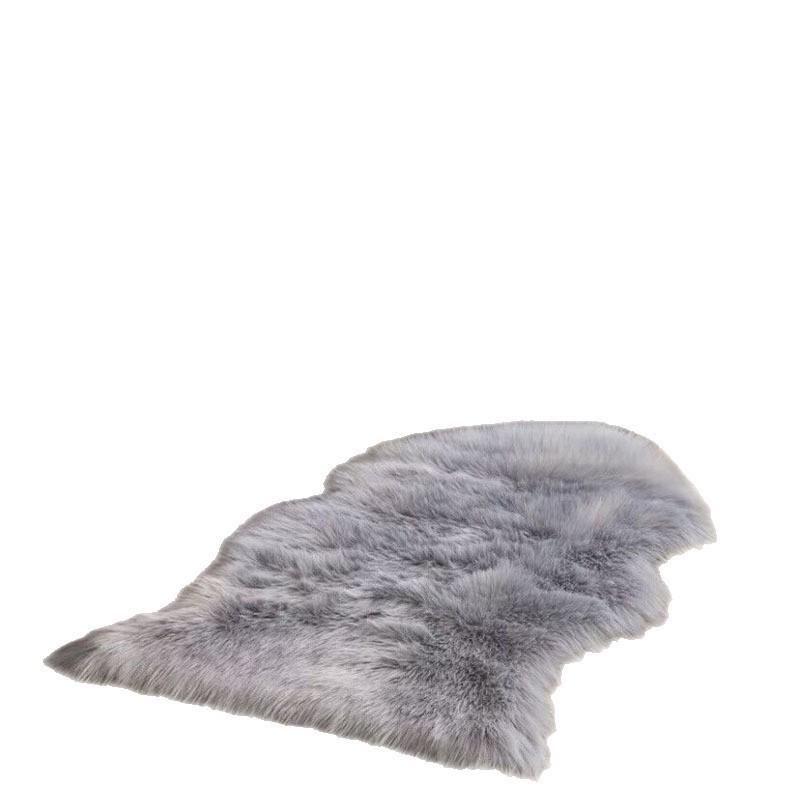 Plush Imitation Wool Carpet & Chair Cushion - Thick Decorative Floor Mat & Bedside Rug for Living Room