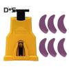 Universal Chainsaw Sharpener Kit Easy-to-use Chainsaw Sharpening Tool with Whetstone Portable Chainsaw Sharpener for 14/16/18/20 Inch Two-Hole