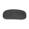 Wireless Mouse Rechargeable DualMode 2.4G Ergonomic Mute Optical Computer Accessories(Black )