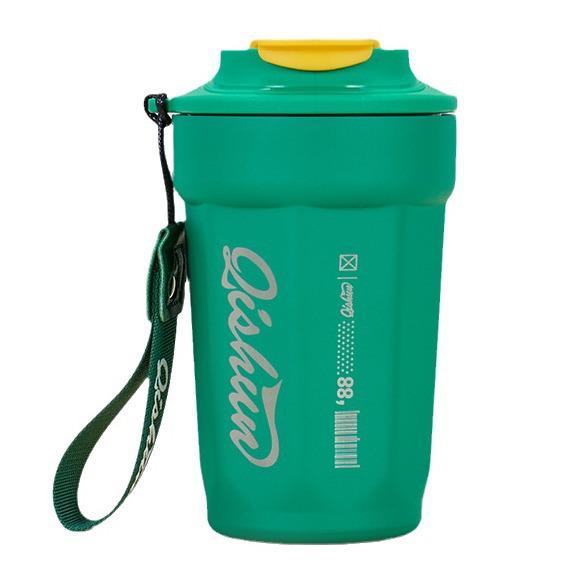 Octagonal 304 Stainless Steel Thermos Mug: Portable Vacuum Coffee Cup