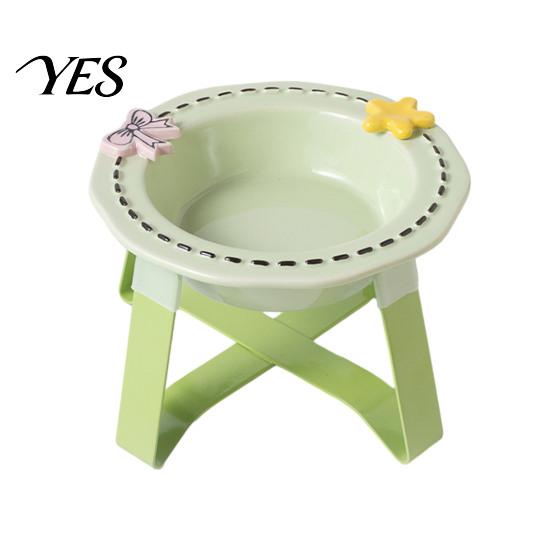High-temperature Ceramic Bowl Feeding for Dogs & Cats, Whisker Friendly Kitten Food Non-tip Cat Dish Water Dish, Wide Shallow Pet Feeder Plate Dry Wet