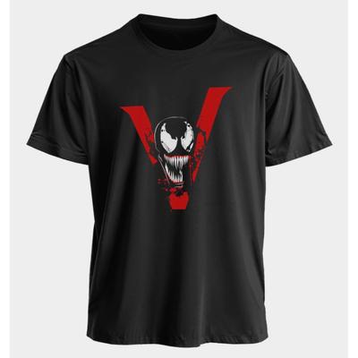 Men's and Women's T-shirts Venom Summer American Spring and Autumn Niche Casual Sportswear Trend Oversized Short-sleeved
