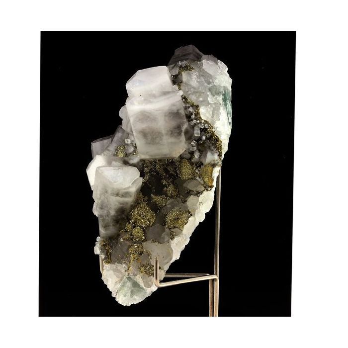 Pierres et Minéraux. Calcite, Pyrite, Fluorite. 1160.5 ct. El Hammam Mine, Meknès, Maroc.