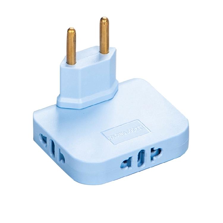 

Foldable Travel Converter Socket Multifunction Portable Charge Electrical Socket 1 синий