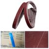 Replacement Sanding Endless Belts 25mm 762mm Grit Options Belts, Sandpaper, (15-Pack) - Wide, Circumference, #60, #80, #120, #180, #240, #320, #600,