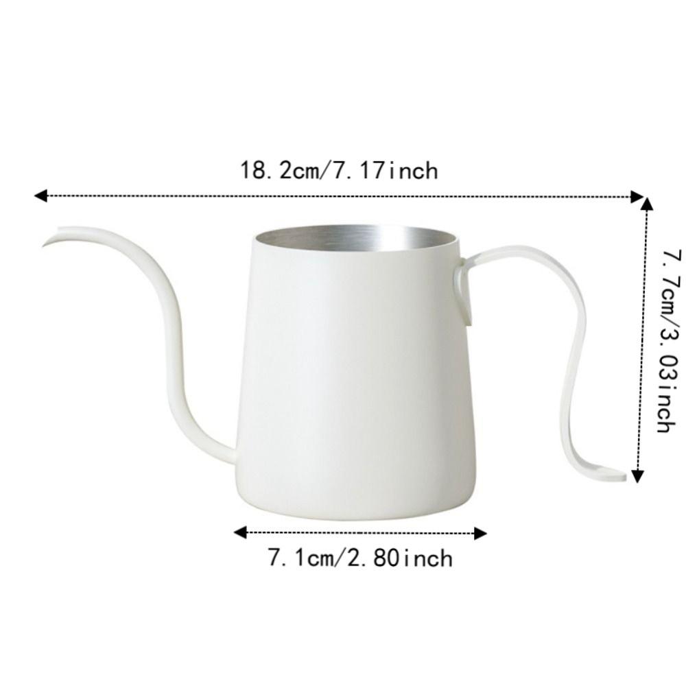 250ml Βραστήρας Καφέ με Λαιμό Χήνας Μακρύ Στενό Ρουθούνι Χειροκίνητο Στόμιο Καφέ Χρήση Γραφείου
