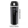 12V/24V Car Kettle Boiler Warmer Intelligent Heating Smart Heating Car Cup Insulated Cup for Outdoor Camping Family Cars Work