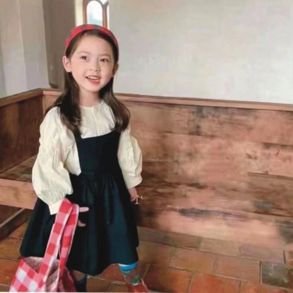 Japanese Style Coffee Aprons Cotton Gardening Overalls Kawaii Kids Apron Dress  Kitchen Accessories