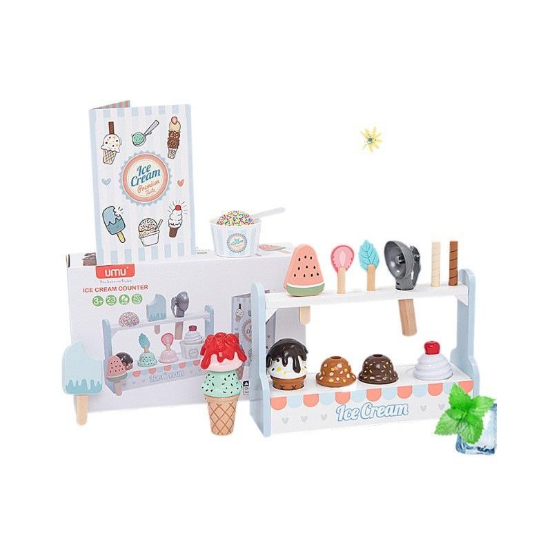 Multifunctional Plate and Storage Rack Children's Pretend Play Macaron Kitchenware Tea Set for Girls