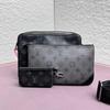 [Pre-Owned] Trio Messenger 'Monogram Eclipse Reverse Canvas' - Very Good #17DZ9YQ