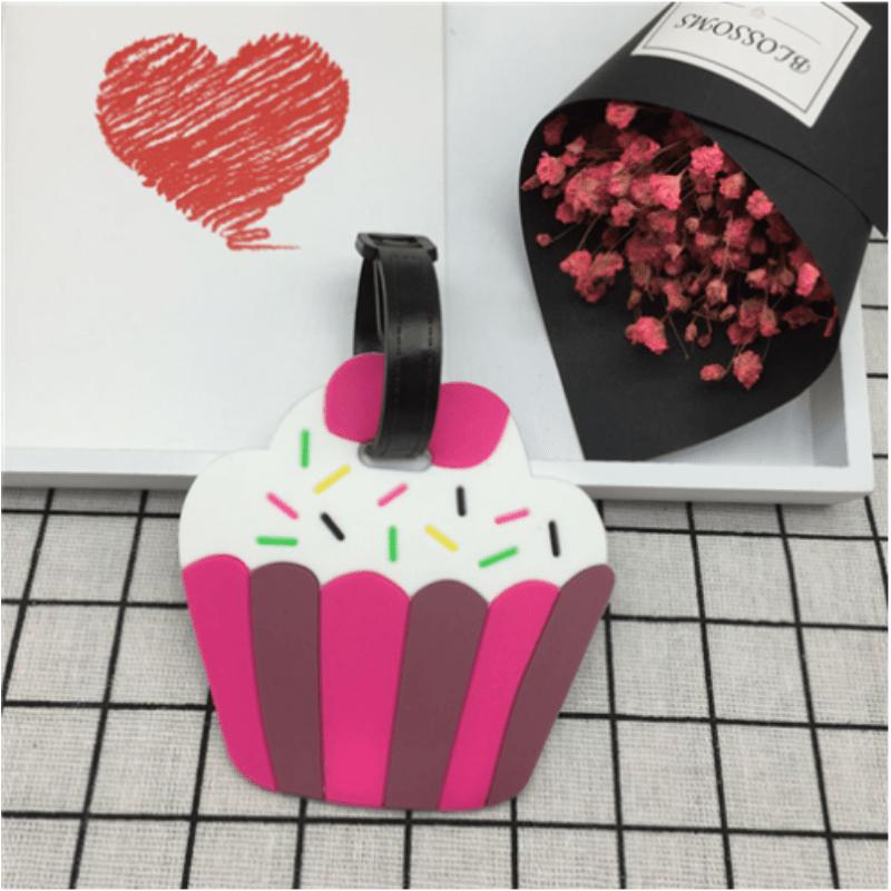 Fruit Cartoon Silicone Luggage Tag for Women/Men Suitcase ID Address Holder Boarding Tag Portable Label Travel Accessories