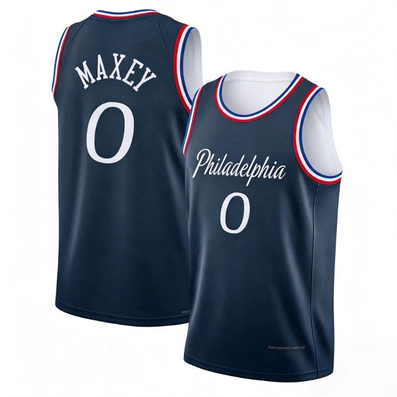 Philadelphia 23 Basketball Jersey Sleeveless Tank Top Quick Dry Sport Streetwear Fans Training Vest White Blue Family Matching