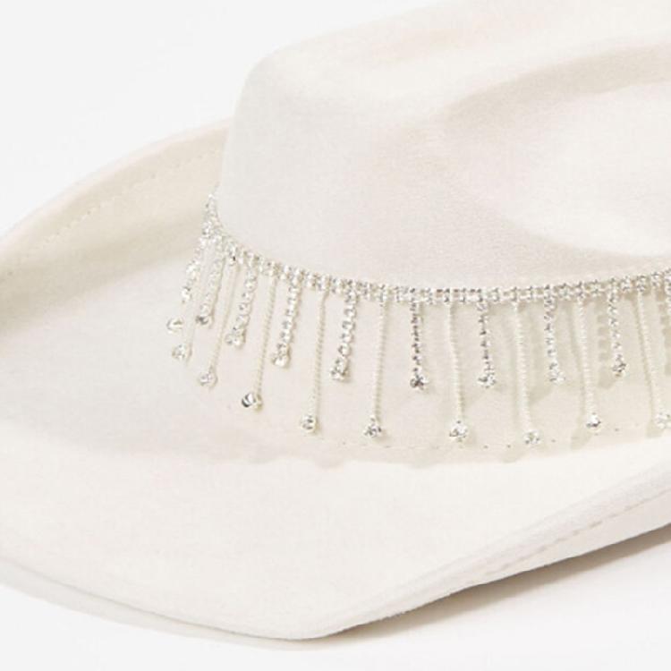 Tassel Cowgirl Hat Tassel Cowboy Hat Bachelorette Party Hat Bridal Party