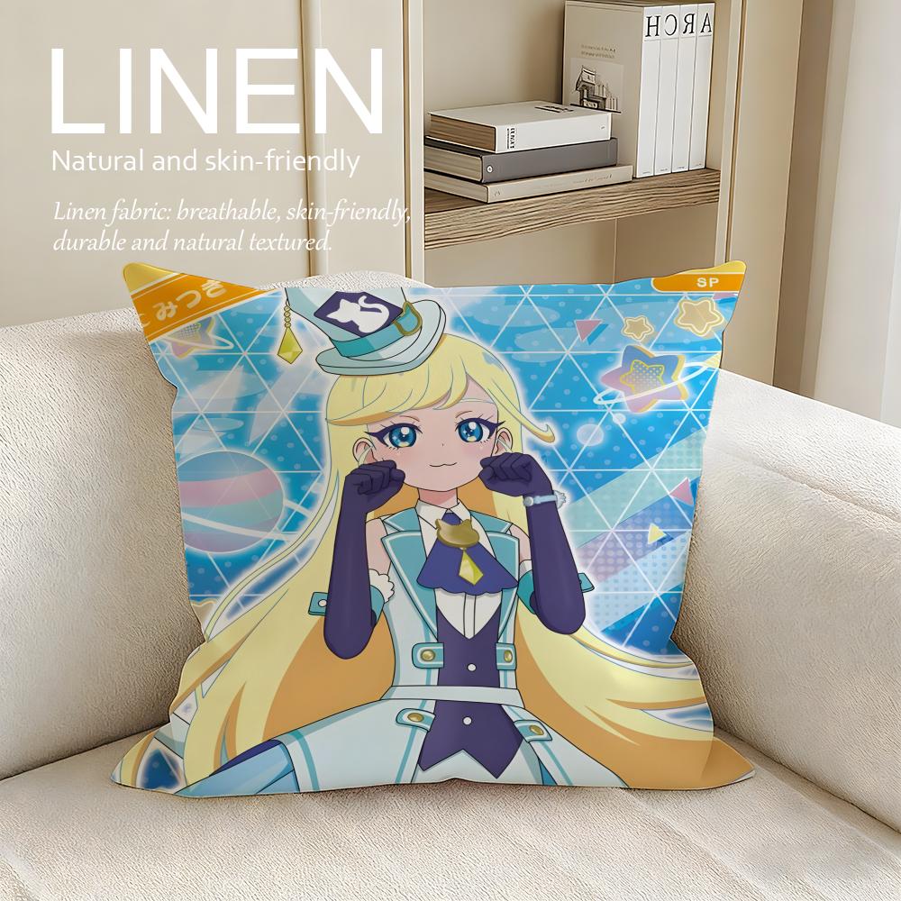 

Cute Himitsu no AiPri Cushion Cover Pillowcase Set Pcs x x Breathable Washable Sofa Cushion Cover 30X30cm