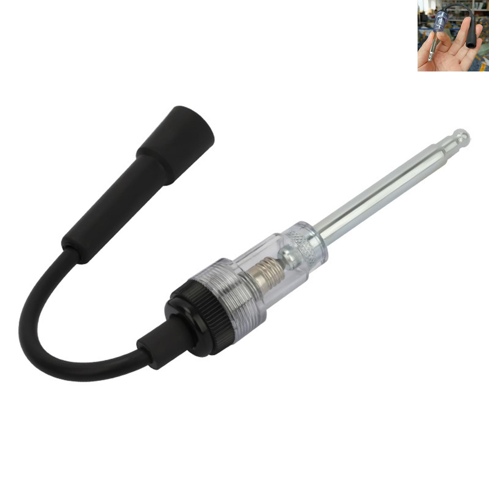 

Автомобильный тестер свечей зажигания Удобный в использовании Металлические разъемы Тестер зажигания для автомобиля, газонокосилки