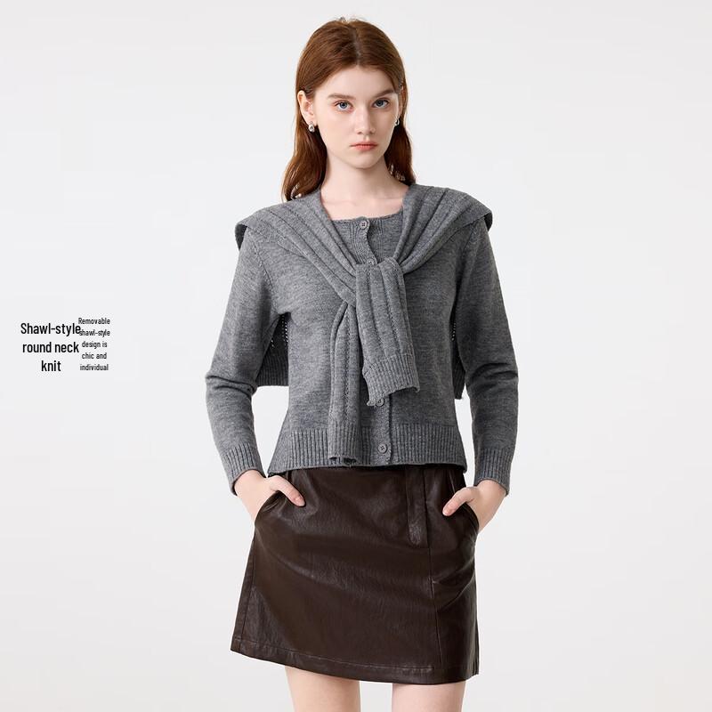 

FivePlus Shawl Style Knitted Cardigan One Size