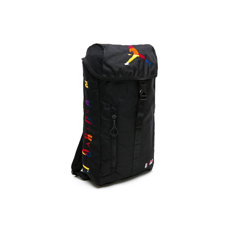 Jordan Polyester Basketball Bag, Laptop Bag, Backpack Regular Unisex Black Jordan 9A0254-K5T