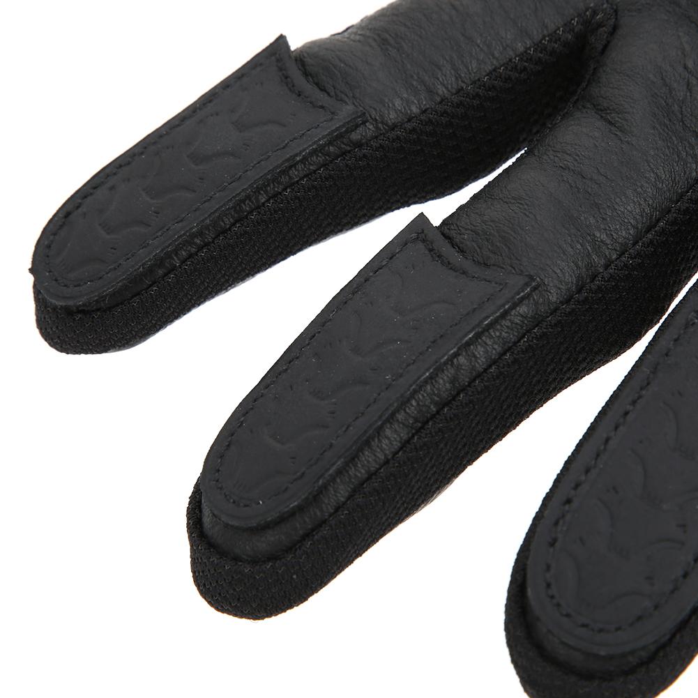 Bow Archery Three Finger Finger Guard Gloves Shooting Protection Protective Gear XL Size