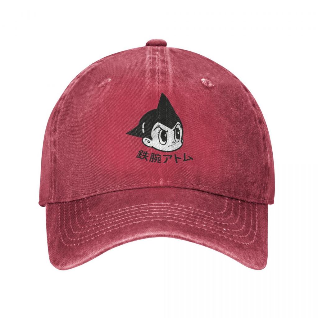Astro Boy Manga Spring Summer Cap Dad Ponytail Baseball Cap Casual Astroboy Anime Hat Denim Sport Casquette