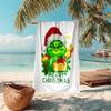 Grinch Strandtuch Outdoor Camping Strandtuch für Urlaub Schwimmen Freibad Saugfähiges Badetuch