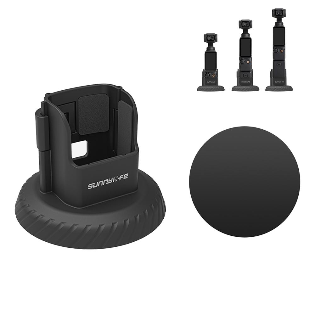 For Dji Pocket 4 Magnetic Mount Magnetic Base Outdoor Vlog Stand Desktop Base Quick Release Accessories
