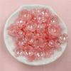 Home Party Supplies Small 80pcs Earring Accessories Bright Face Handmade Materials Hairpin 10mm Antique Petal Loose Beads DIY Acrylic Fashion