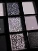 Black Swan 9 Color Eyeshadow Palette Smokey Punk Style Light Grey Dark Silver Cool Pearly And Shimmer Eyeshadow Makeup