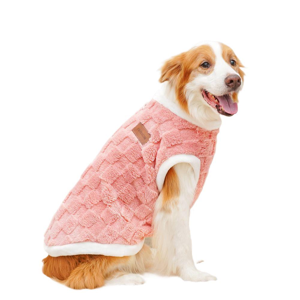 Autumn Winter New Cotton Plush Clothes for Large Dogs & Cats