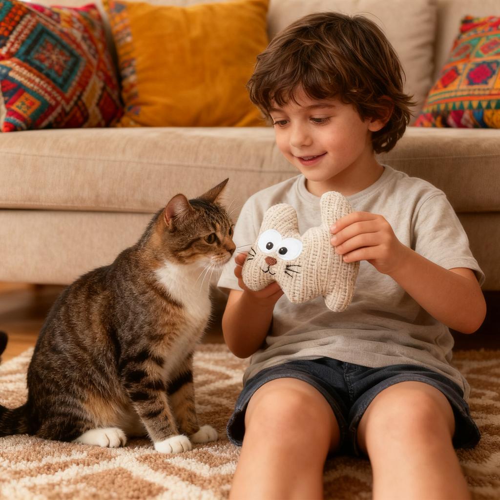 Pussycat Toys For Self-Entertainment And Boredom Relief, Catnip, -Resistant, Teething, Plush PussycatTeaser, Pet Supplies, Pussycat Toys