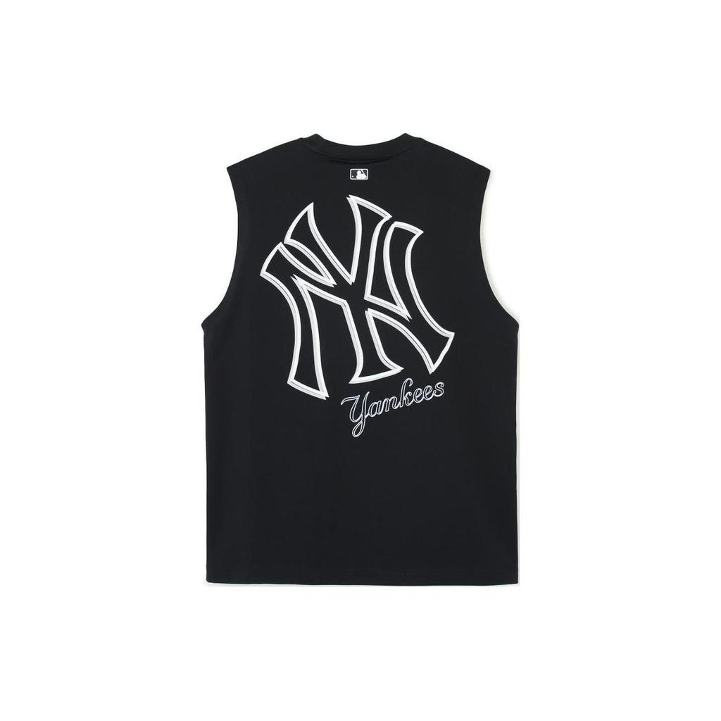 New MLB SS24 Tank Tops Unisex Black 3ATKB0343-50BKS
