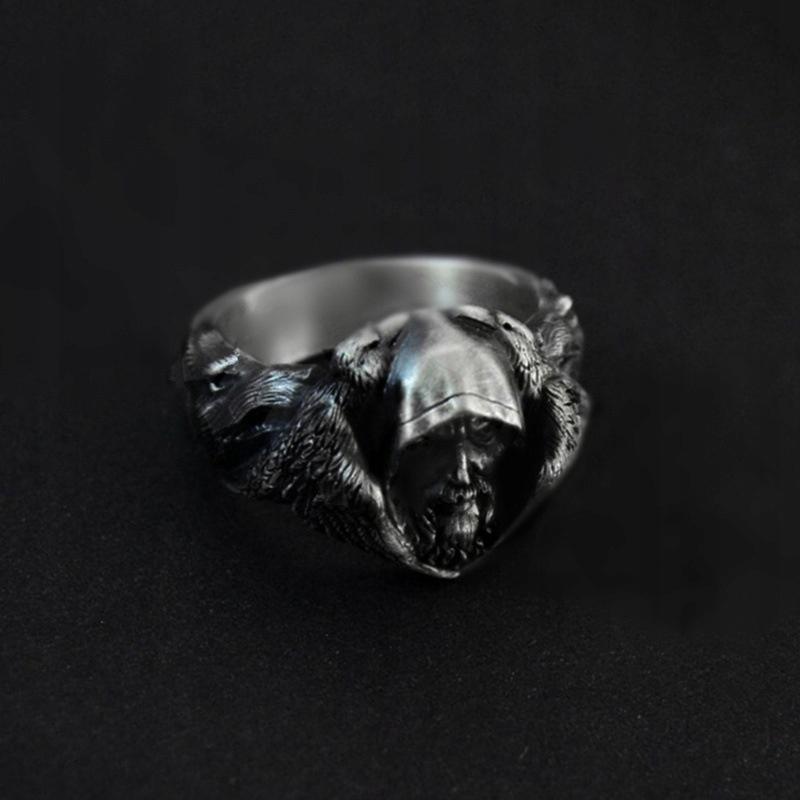 Ring Signet God Odin Norse Viking 246