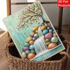 DIY Frameless Pearl Painting Kit Colorful Tree and Waterfall Landscape 3D Shiny Bead Art Canvas Relaxing Craft for Home Wall Decor Birthday Gift
