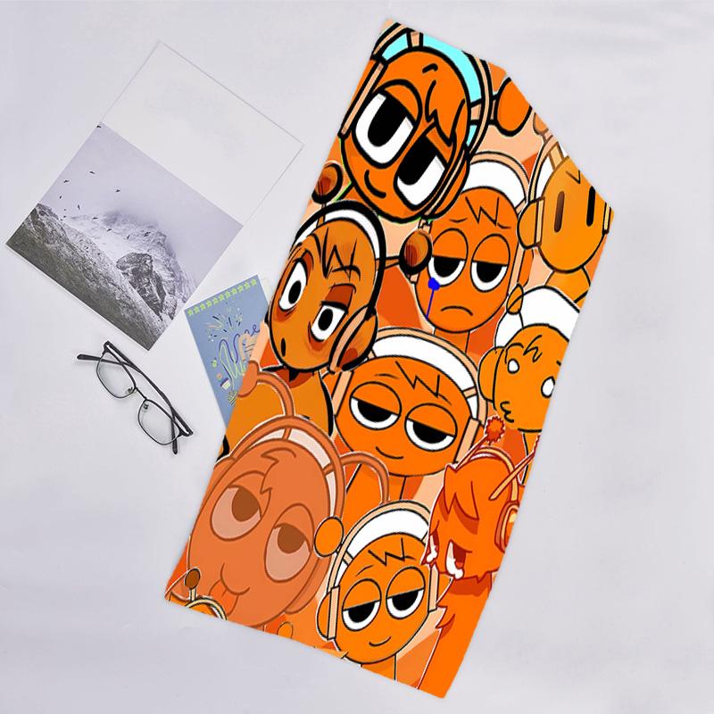 1pc SPRUNKI7 Beach Towel, Beach and Seaside Swimming Pool Equipment, Fashion Pattern, Rectangular, Travel Essentials