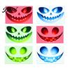Glowing Window Wall Decorations Glow In The Dark Sticker, Self-adhesive Ghost Face Shape Decals, Outdoor Decor Halloween Waterproof PVC Stickers, for