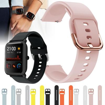 Cinturino sportivo in silicone morbido per Xiaomi Huami Amazfit GTS Bip Pace Lite Smart Watch braccialetto di ricambio cinturino in gomma da 20 mm