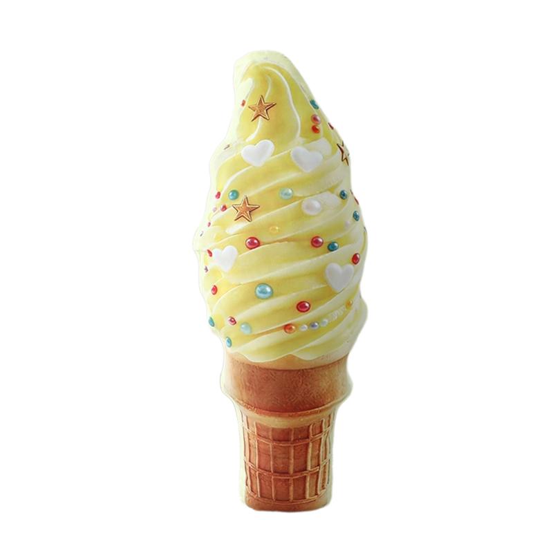 Eiswaffel Plüschkissen Stofftier Bild Aufgedrucktes Kissen Langes Kissen Sommer Haus Sofa Dekoration Geschenk für Freundin