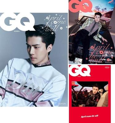 GQ Korea April 2022 EXO Sehun Cover, K Fashion, KPOP, K STAR