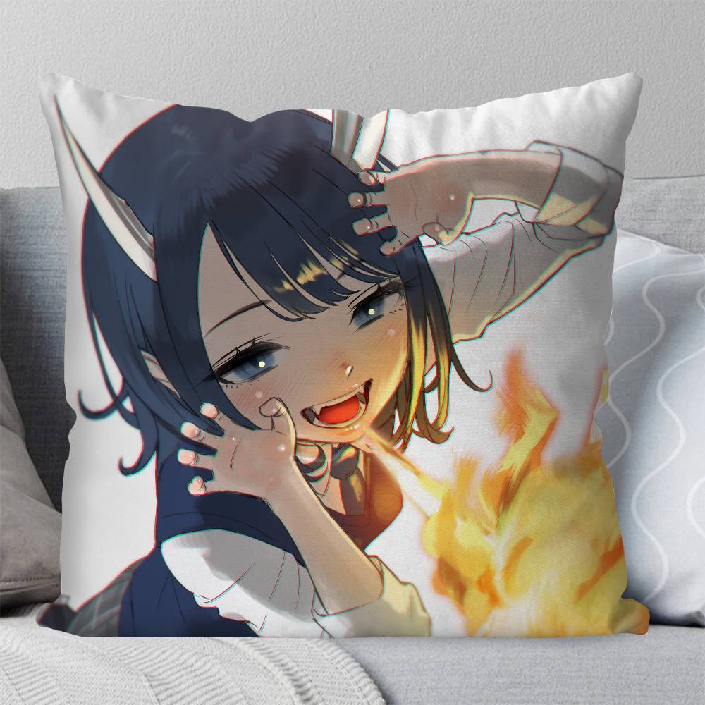 Ruri DDragon Manga Pillow Case Fashion Square Pillowcase Bedroom Sofa Room Ins Decoration Leisure