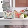 A Tooth Care Makeup Bag- Multifunctional Zipper Pouch, Jewelry Storage Bag, Perfect Travel Zipper Small Storage Bag.