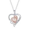 Elegant Mommy & Me Heart Necklace - Perfect Mother's Day Gift, Best-Seller