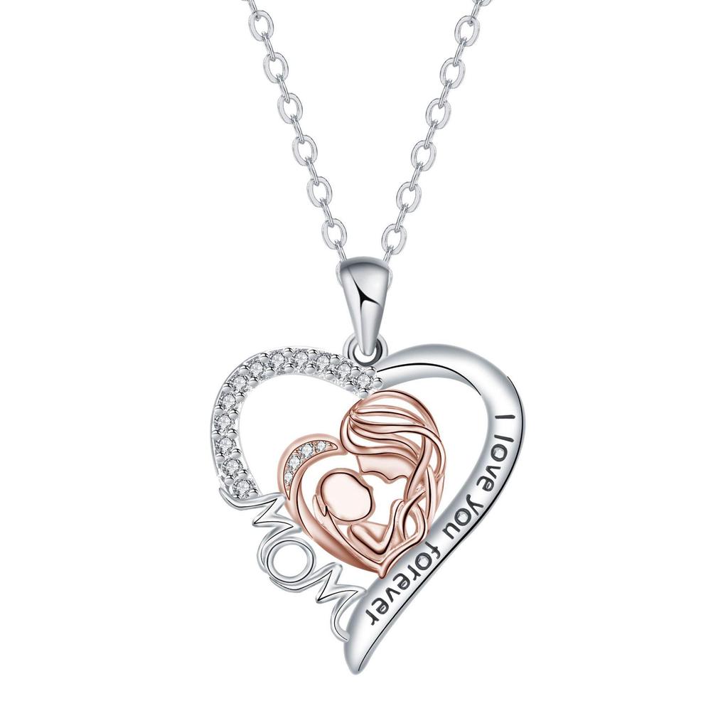Elegant Mommy & Me Heart Necklace - Perfect Mother's Day Gift, Best-Seller